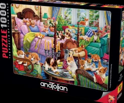 Anatolian – Doggies in the Bedroom 1000 Piece Puzzle