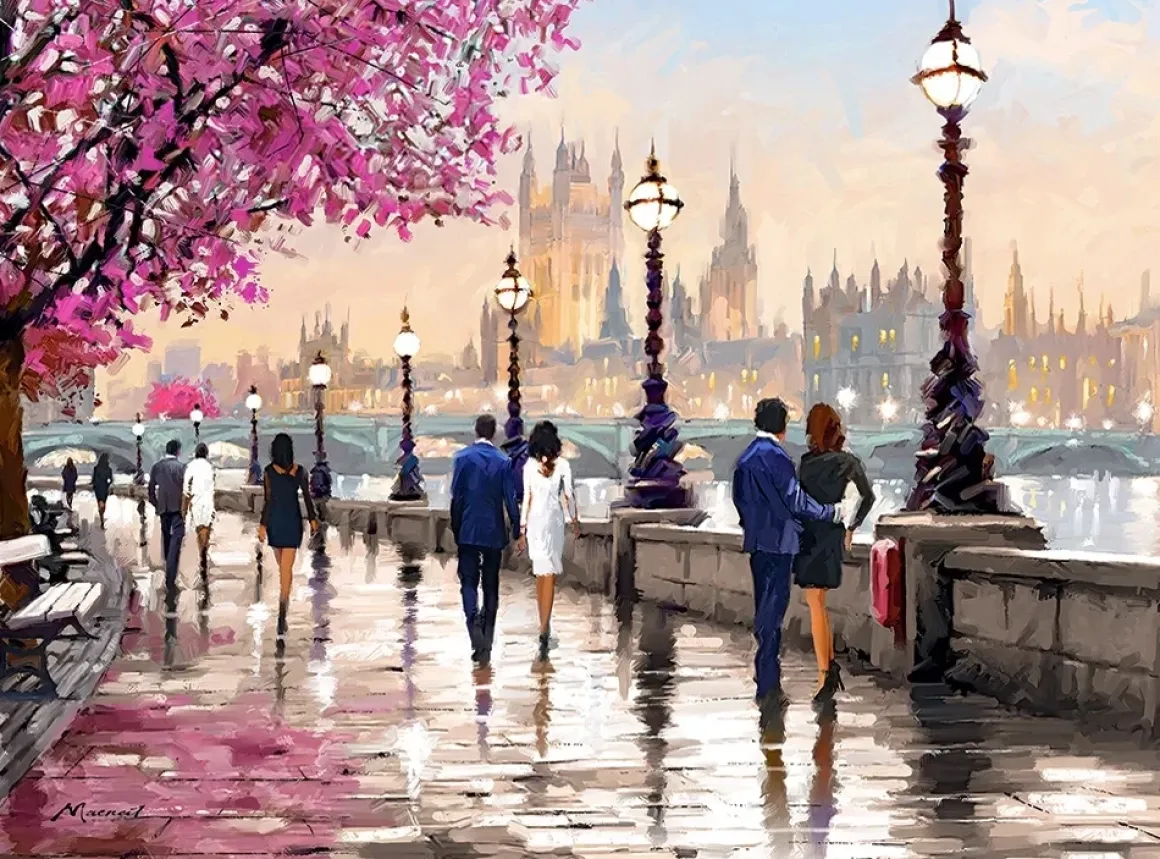 Castorland – Along the River 2000 Piece Puzzle