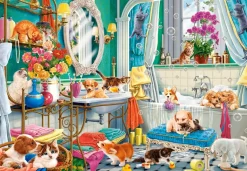 Castorland – Crazy Pet Bath 1500 Piece Puzzle