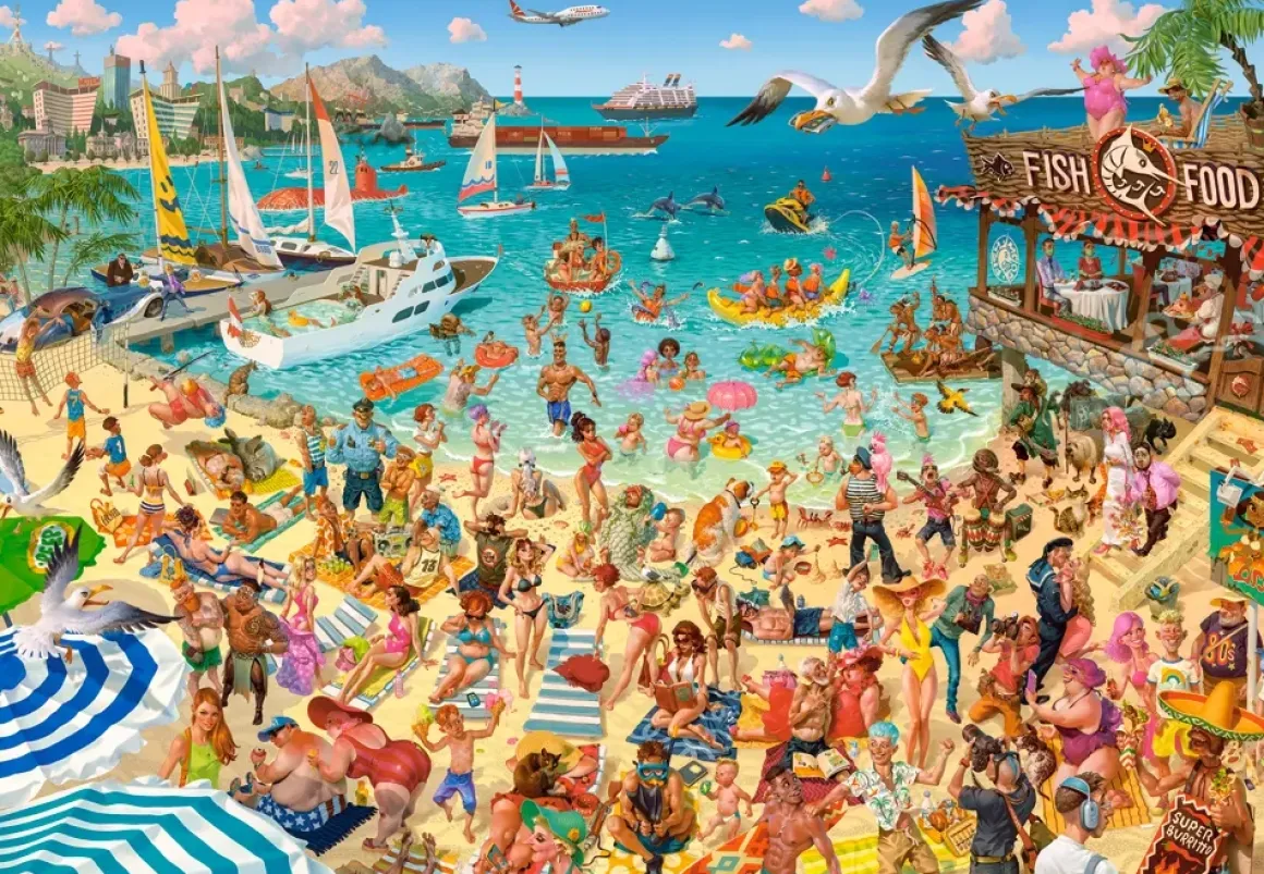 Castorland – Fun by the Sea 1000 Piece Puzzle