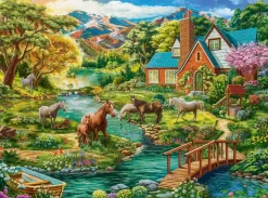Castorland – Idyllic House with Horses 2000 Piece Puzzle