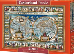 Castorland – Map of the World 1639, 2000 Piece Puzzle