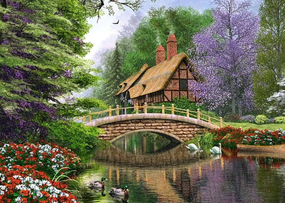 Castorland – River Cottage 1000 Piece Puzzle