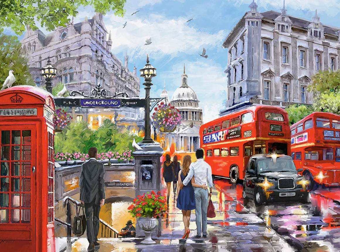 Castorland – Spring in London 2000 Piece Puzzle