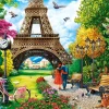 Castorland –  Spring in Paris 1000 Piece Puzzle