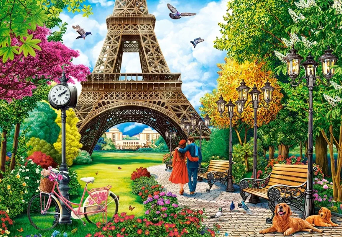 Castorland – Spring in Paris 1000 Piece Puzzle