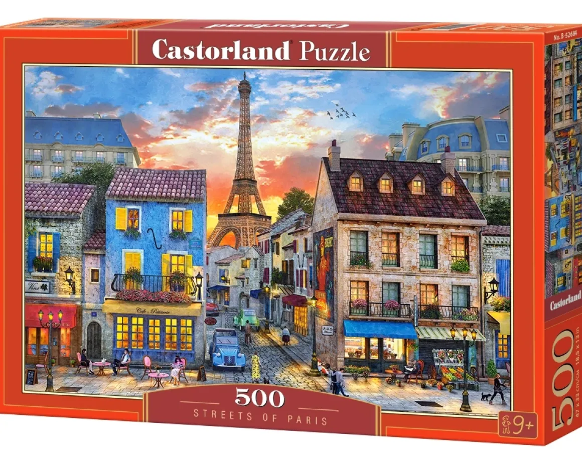 Castorland – Streets of Paris 500 Piece Puzzle