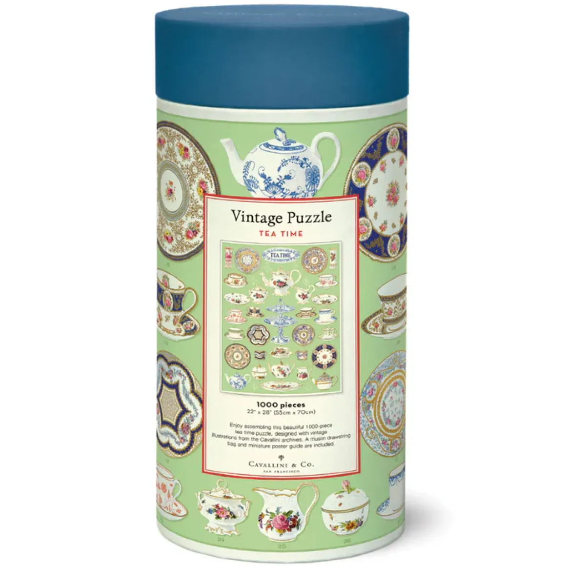 Cavallini & Co – Vintage Puzzle – Tea Time 1000 Piece Puzzle