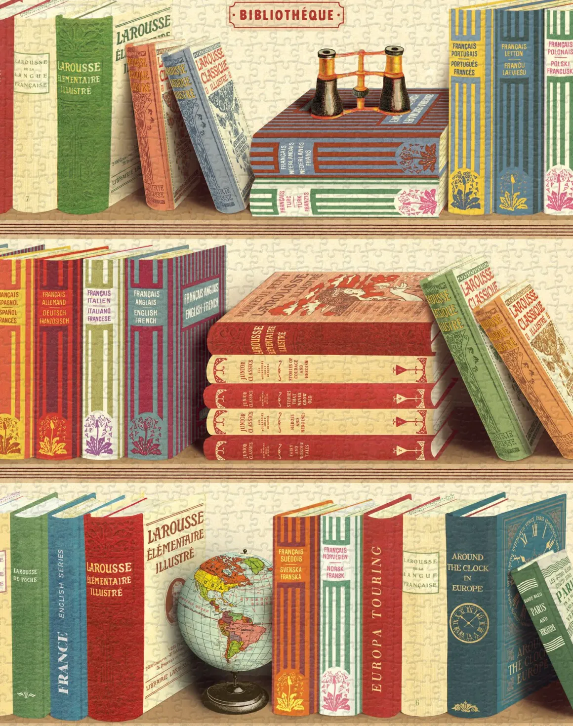 Cavallini & Co – Vintage Puzzle – Library 1000 Piece Puzzle