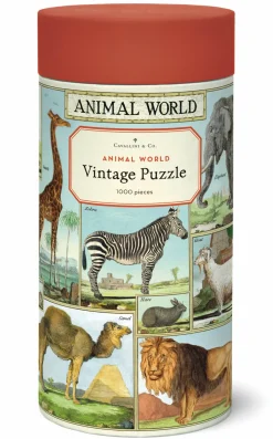 Cavallini & Co – Vintage Puzzle – Animal World 1000 Piece Puzzle