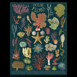 Cavallini & Co – Vintage Puzzle – Ocean Flora 1000 Piece Puzzle