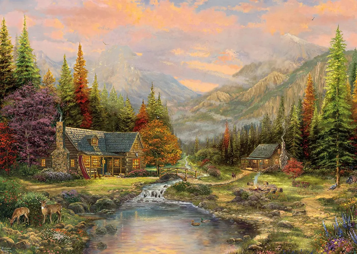 Ceaco – Thomas Kinkade – Sierra Paradise 1000 Piece Puzzle