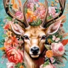 Cherry Pazzi – Flower Deer 1000 Piece Jigsaw Puzzle
