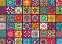 Cherry Pazzi – Ornamental Squares 1000 Piece Jigsaw Puzzle
