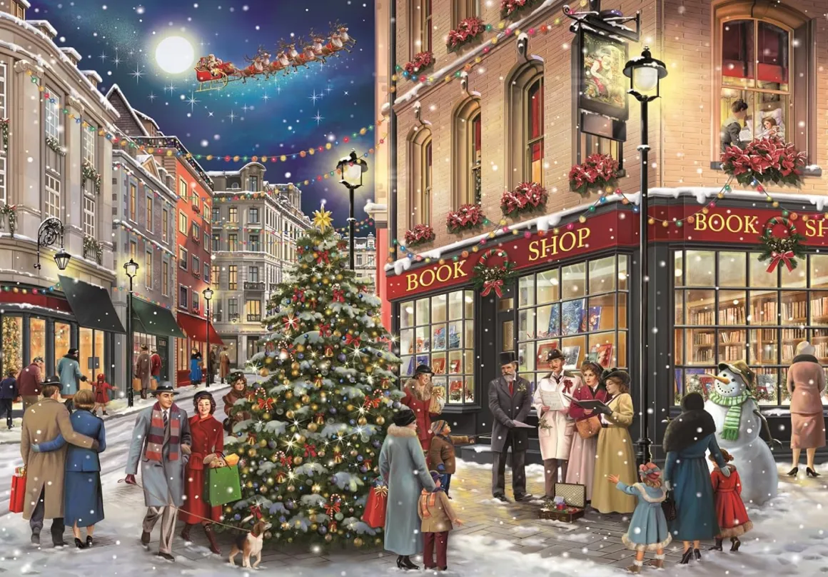 Clementoni – A Christmas Stroll 1000 Piece Puzzle