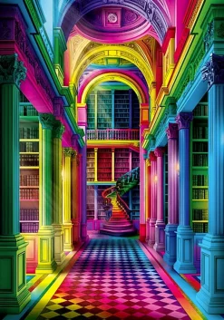 Clementoni – Athenaeum (Colorboom) 1000 Piece Puzzle