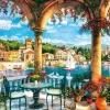 Clementoni – Balcony View of Lake Como 1000 Piece Puzzle