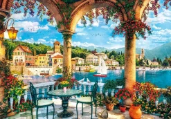 Clementoni – Balcony View of Lake Como 1000 Piece Puzzle