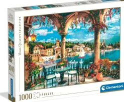 Clementoni – Balcony View of Lake Como 1000 Piece Puzzle