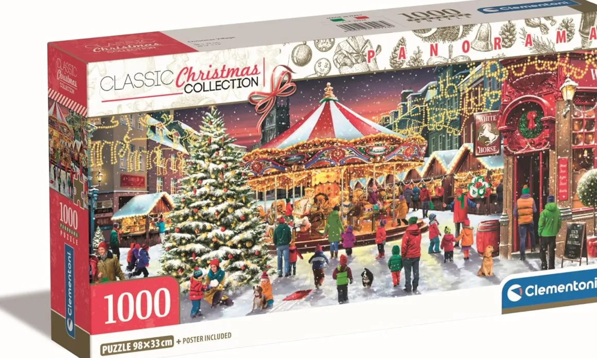 Clementoni – Christmas Village (Panorama) 1000 Piece Puzzle