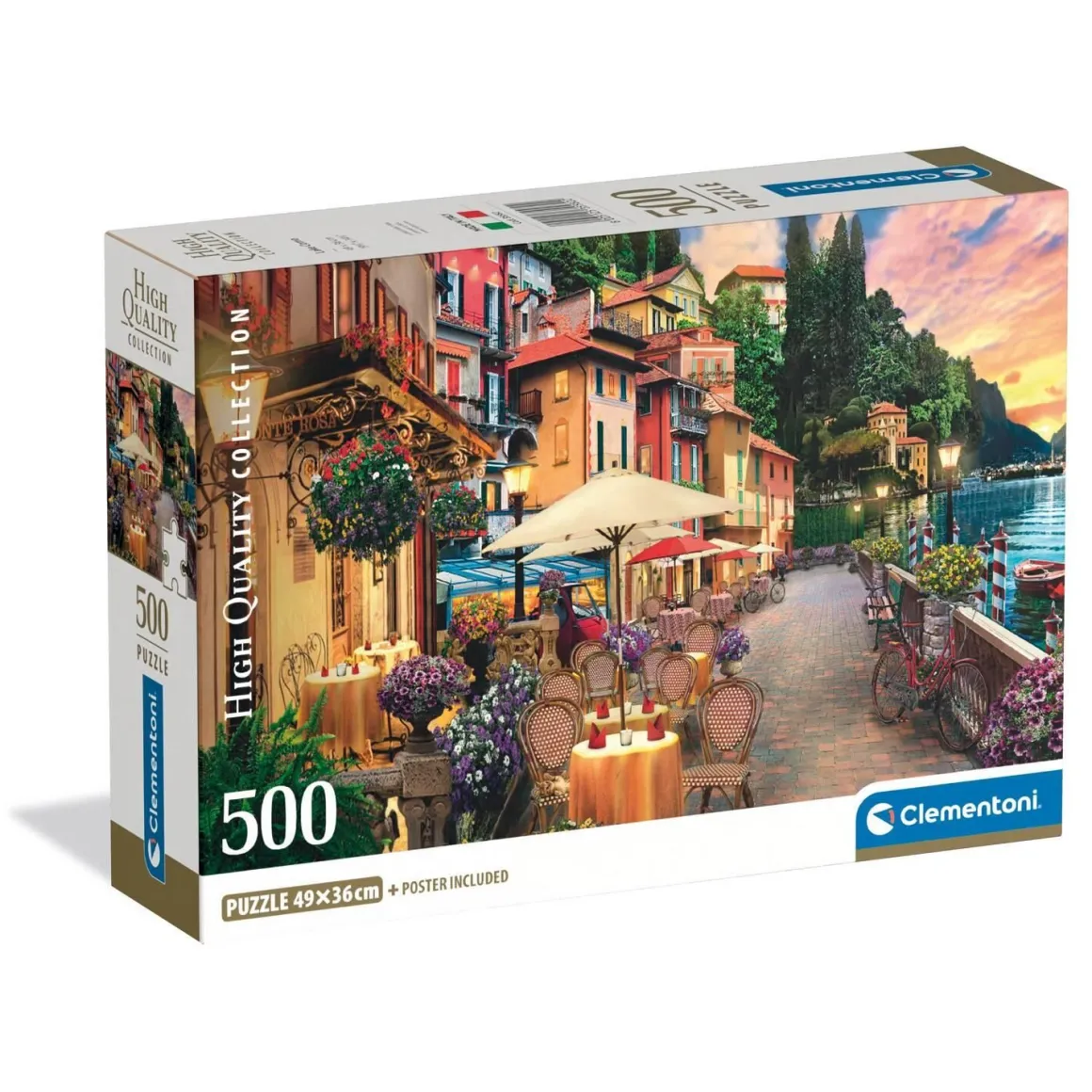 Clementoni – Lake Como 500 Piece Puzzle
