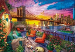 Clementoni – Manhattan Balcony Sunset 3000 Piece Puzzle