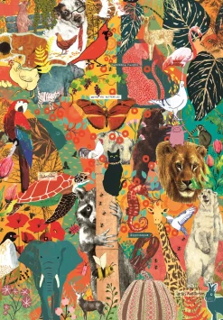 Clementoni – More is More, Animal & Botanics 1000 Piece Puzzle