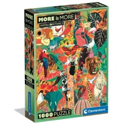 Clementoni – More is More, Animal & Botanics 1000 Piece Puzzle
