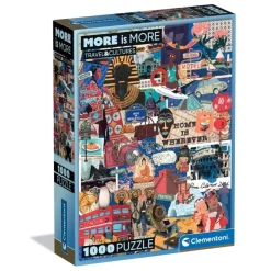 Clementoni – More is More, Travel & Cultures 1000 Piece Puzzle