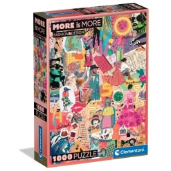 Clementoni – More is More, Fashion & Design 1000 Piece Puzzle
