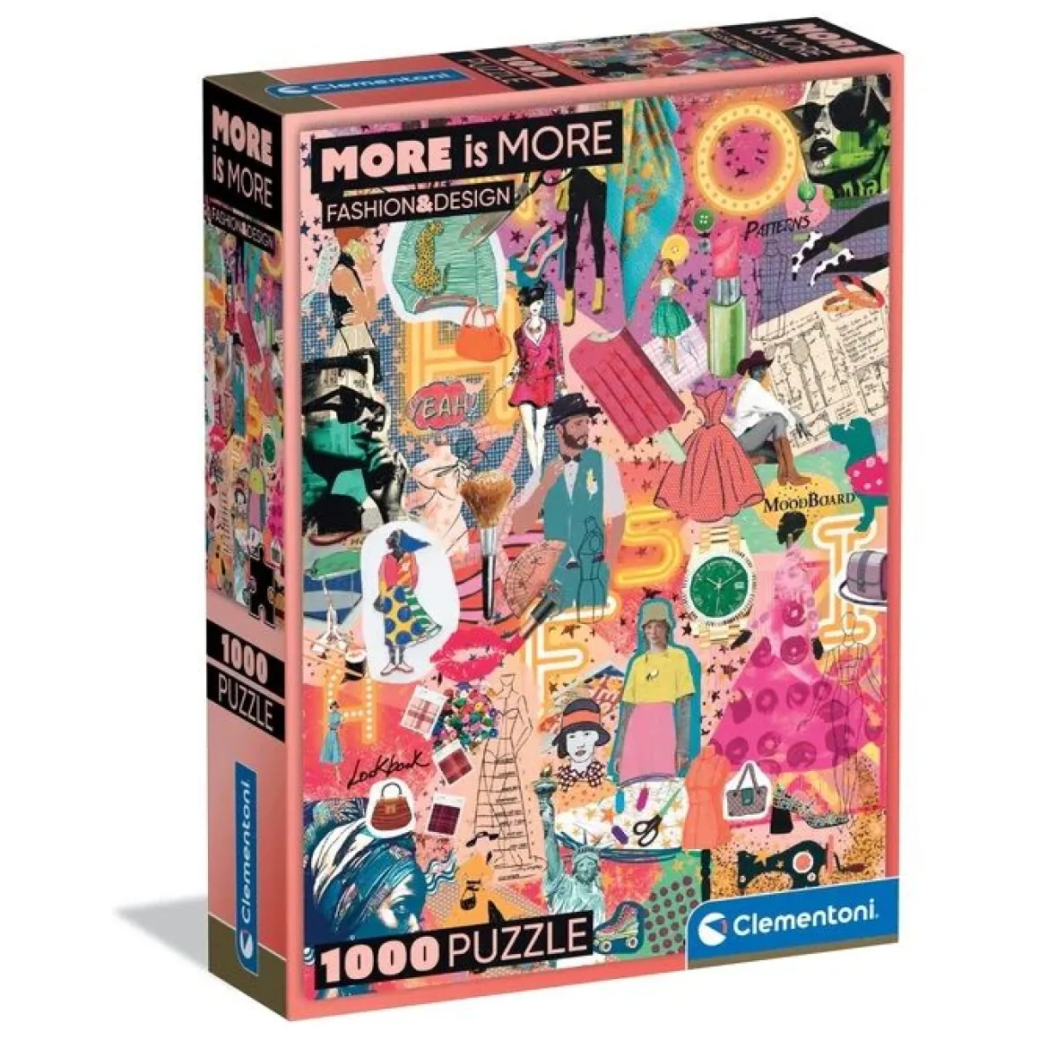 Clementoni – More is More, Fashion & Design 1000 Piece Puzzle
