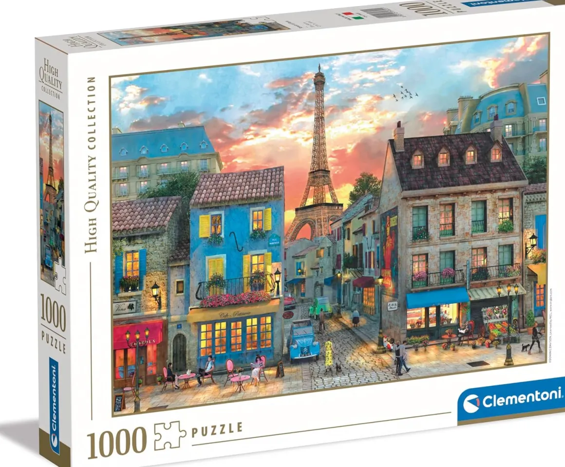 Clementoni – Streets of Paris 1000 Piece Puzzle