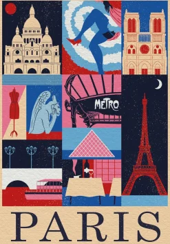 Clementoni – Style in the City, Paris 1000 Piece Puzzle