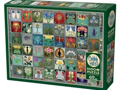 Cobble Hill – Art Nouvea Tiles 1000 Piece Puzzle