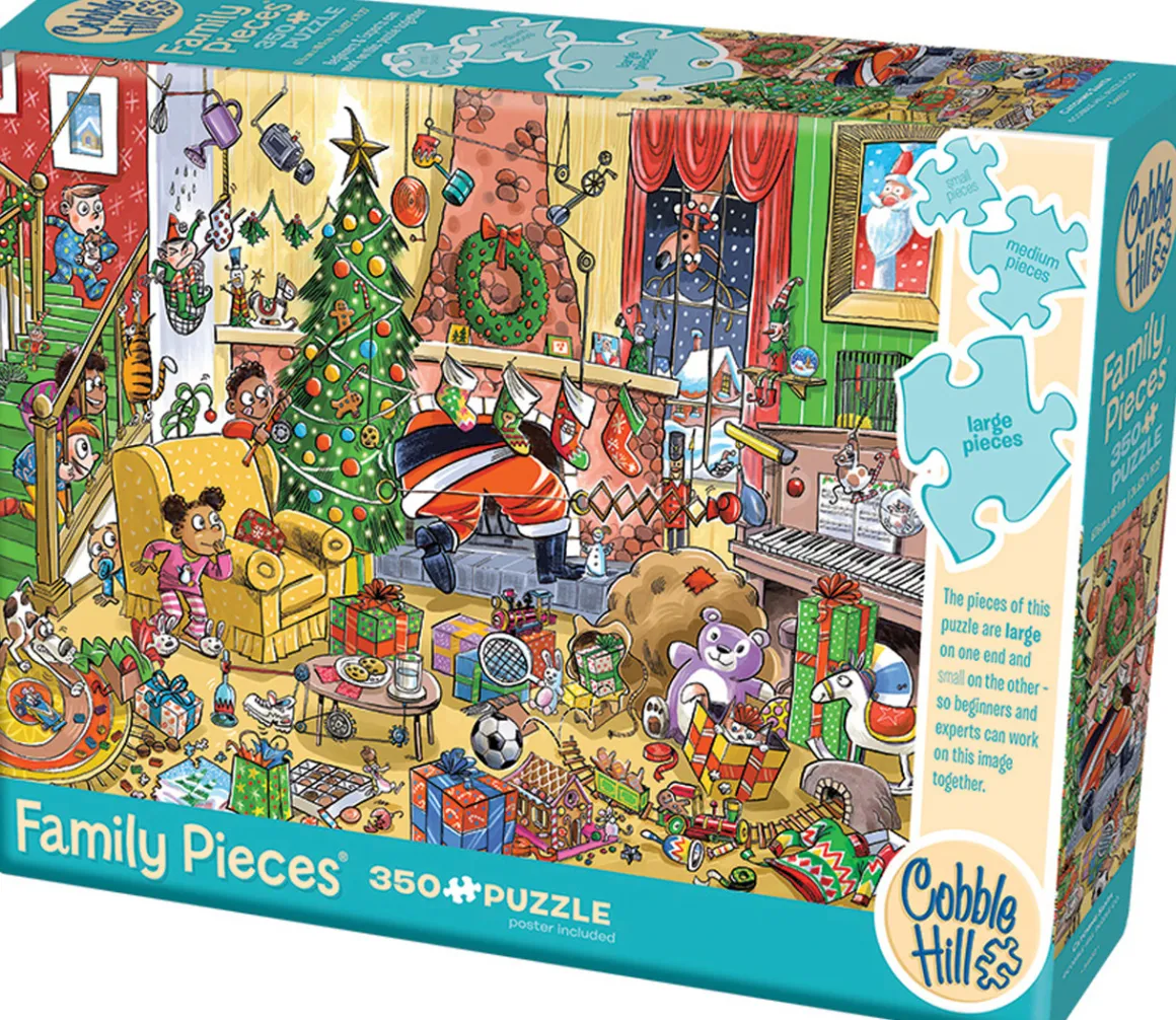 Cobble Hill – Catching Santa 350 Piece Puzzle