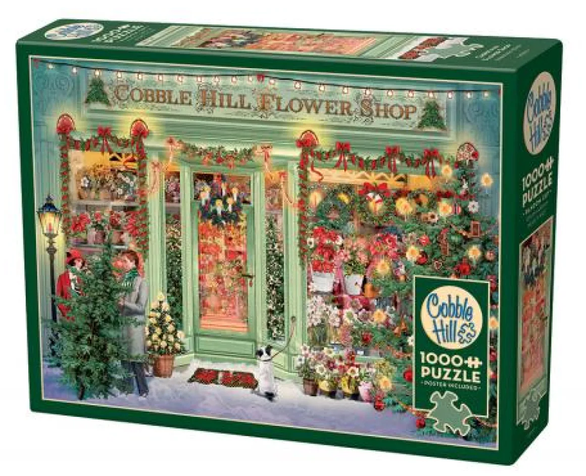 Cobble Hill – Christmas Flower Shop 1000 Piece Puzzle
