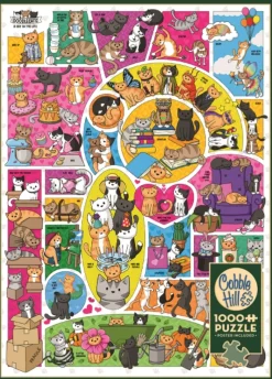 Cobble Hill – Doodlecats 1000 Piece Puzzle