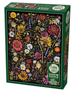 Cobble Hill – Flower Press – Happiness 1000 Piece Puzzle
