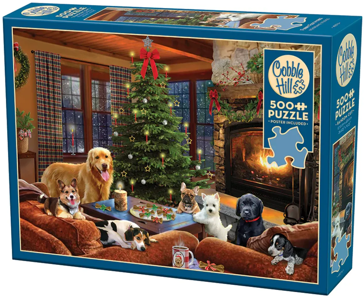 Cobble Hill – Furry Festivities 500 Piece Puzzle