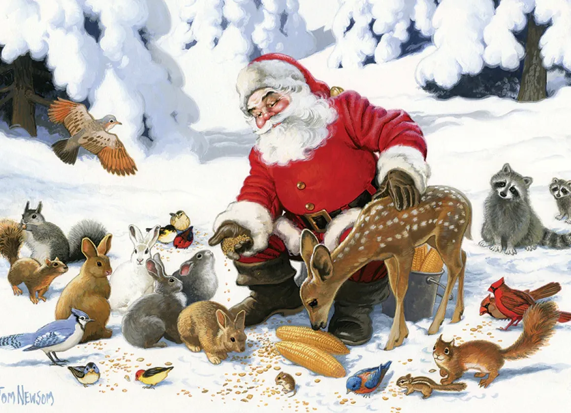 Cobble Hill – Santa Claus & Friends 350 Piece Family Puzzle
