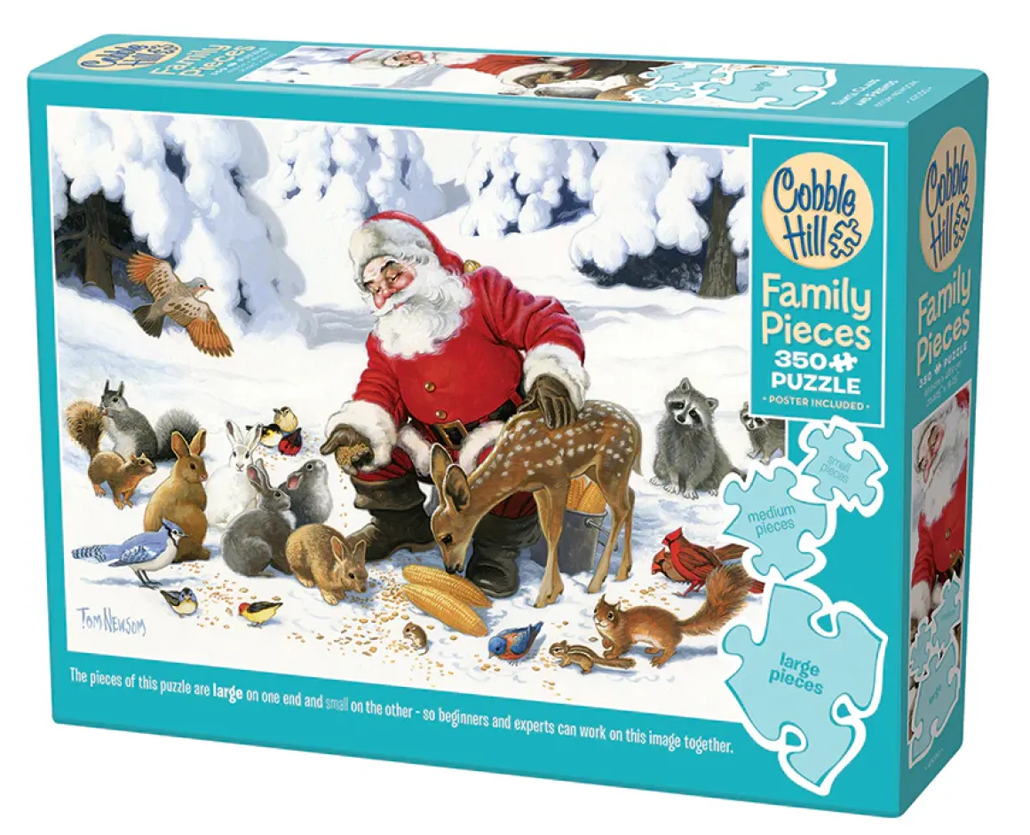 Cobble Hill – Santa Claus & Friends 350 Piece Family Puzzle