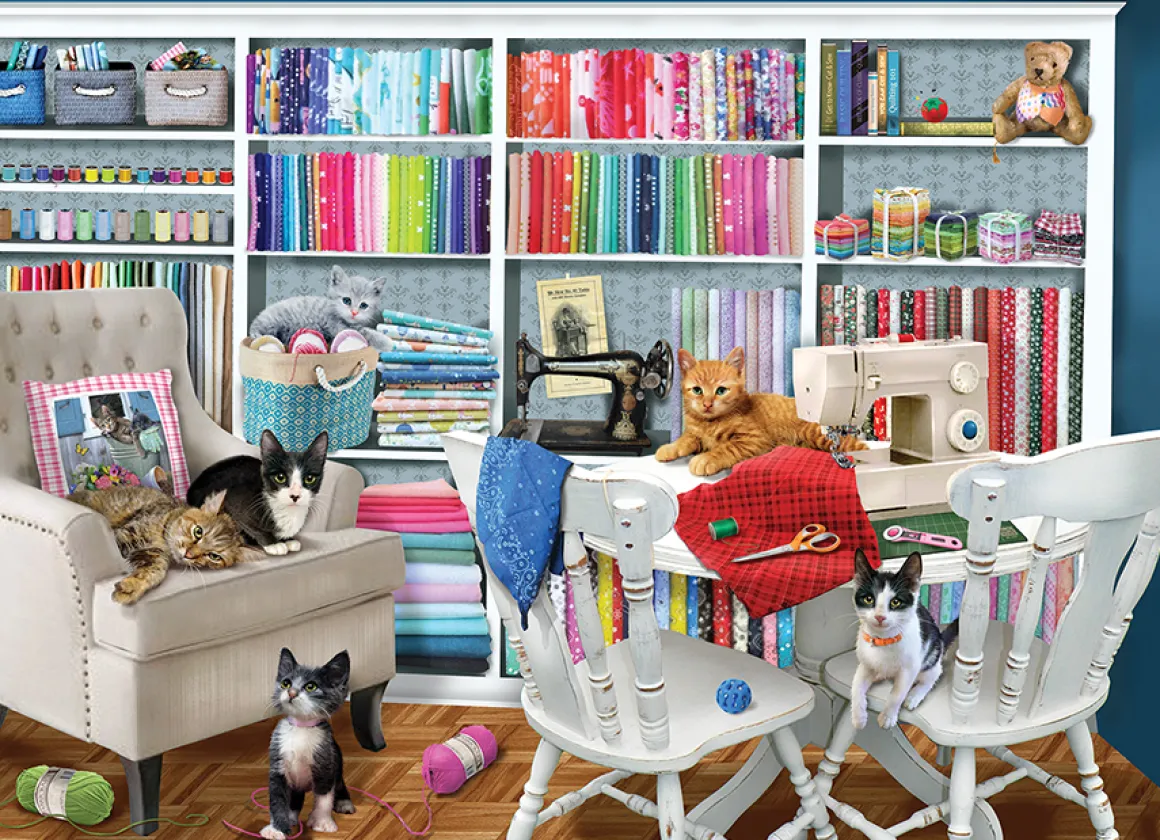 Cobble Hill – Sewing Room 1000 Piece Puzzle