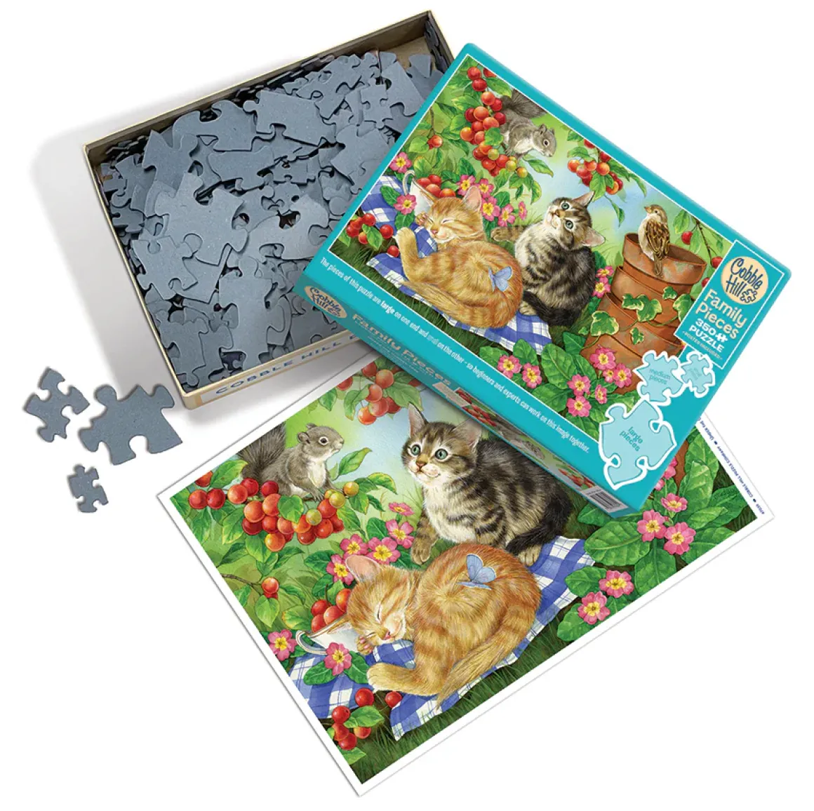 Cobble Hill – Under the Cherry Tree 350 Piece Family Puzzle