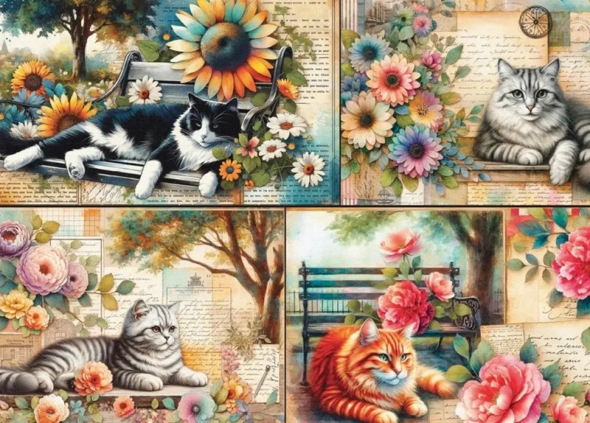 Delfy – Catnap in the Park 1000 Piece Puzzle