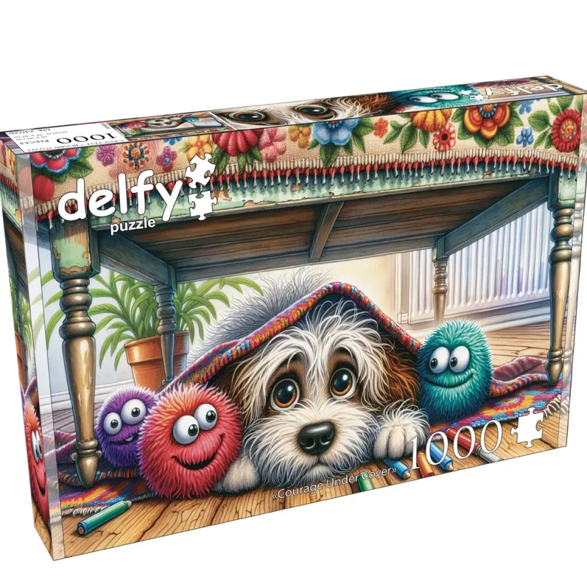 Delfy – Courage Under Cover 1000 Piece Puzzle