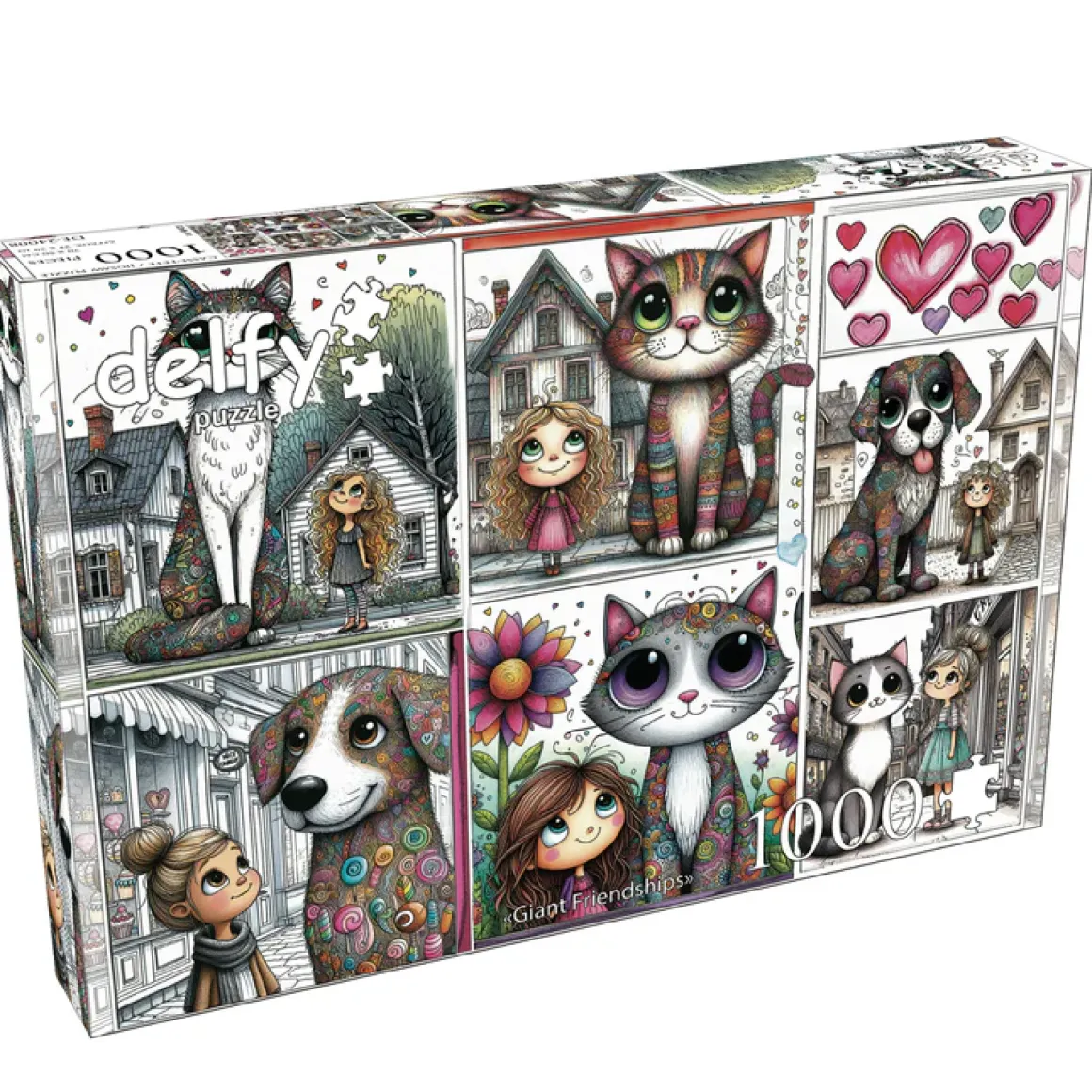 Delfy – Giant Friendships 1000 Piece Puzzle