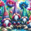 Delfy – Gnomes Among Flowers 1000 Piece Puzzle