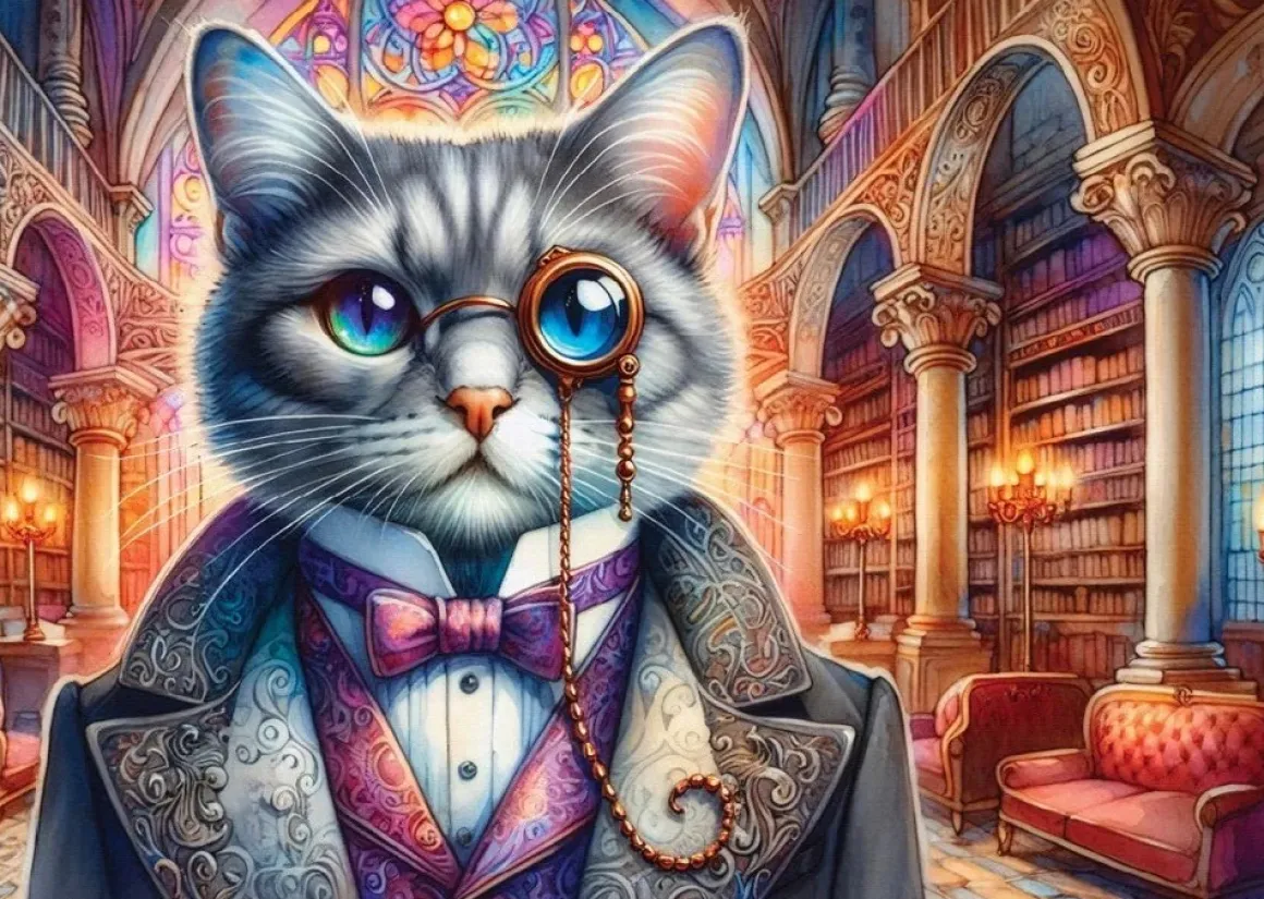 Delfy – Gothic Purrfection 1000 Piece Puzzle