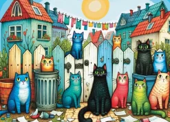 Delfy – Whiskers on the Street 1000 Piece Puzzle