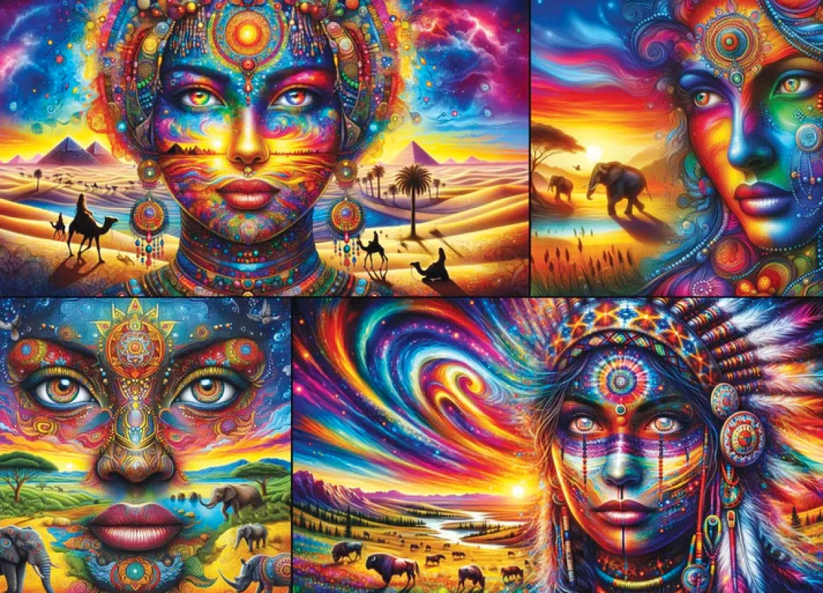 Delfy – Worldly Godesses 1000 Piece Puzzle